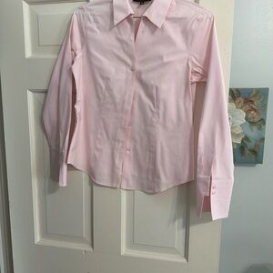 Pink Button-Up Shirt from Jones New York.